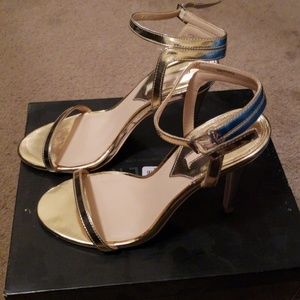 Gold heels